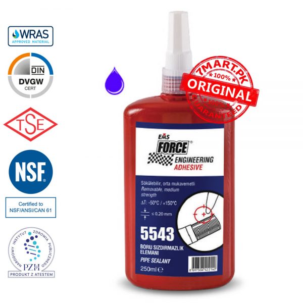 EMS FORCE 5543 250ML PIPE SEALANT