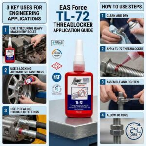 EMS FORCE TL-72 Threadlocker 50ml | High Temperature 230°C