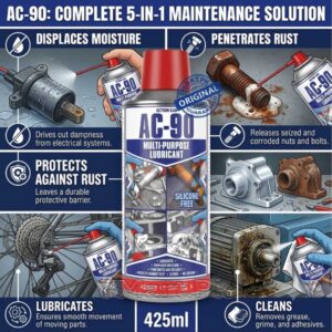 AC-90 Multi-Purpose Lubricant Spray | Rust Remover 7mart.pk