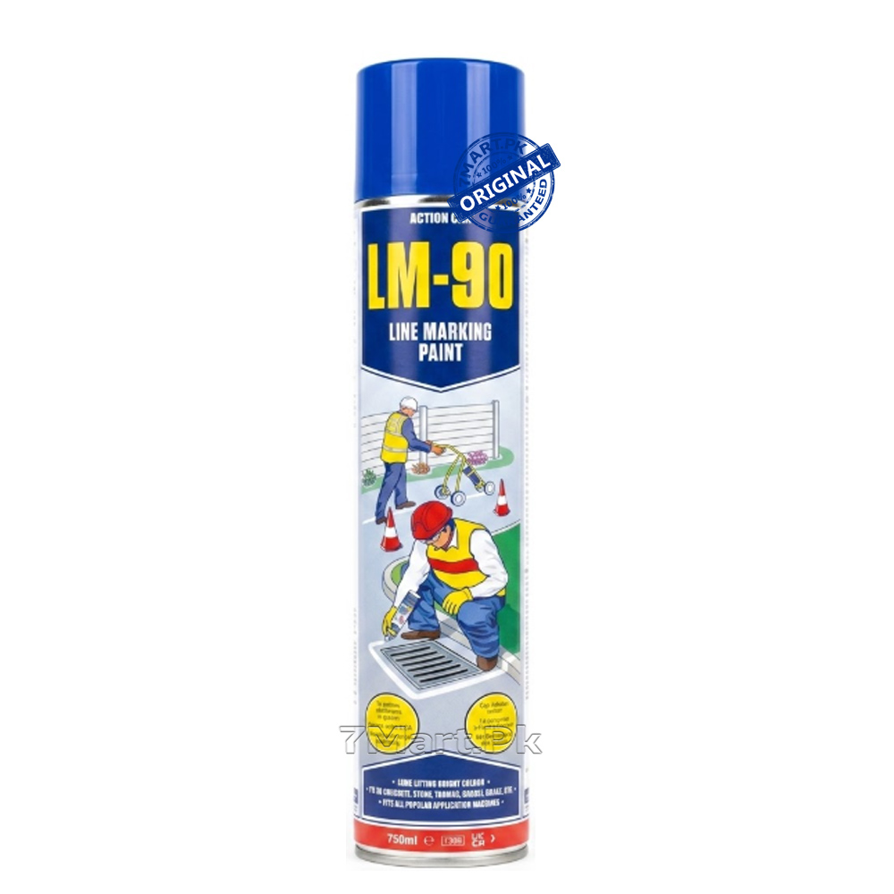 LM-90 Blue, Line Marking Paint Spray | 7mart.pk