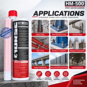 HORSE HM-500 Injectable Epoxy Anchor Adhesive 390ml