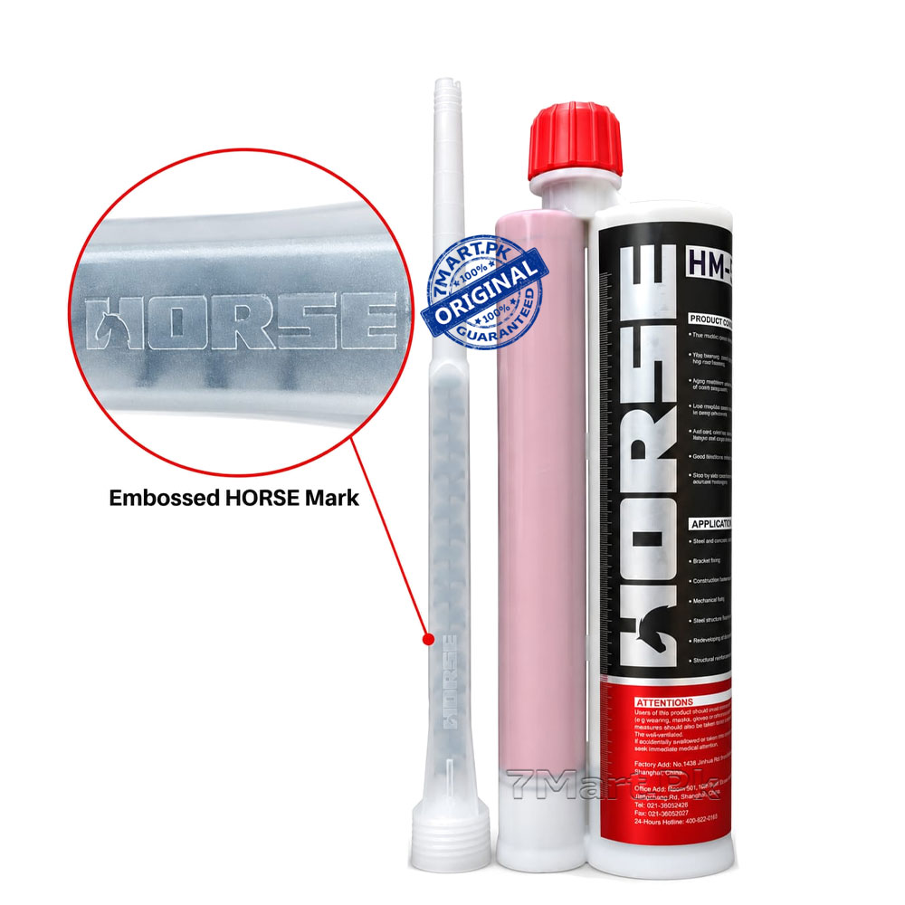 HORSE HM-500 Injectable Epoxy Anchor | 390ml | 7Mart
